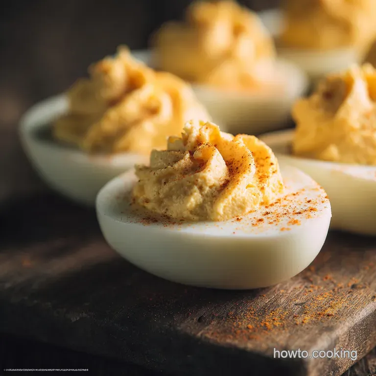 Deviled Eggs: the Perfect Picnic Staple with Classic Creamy Filling presentation