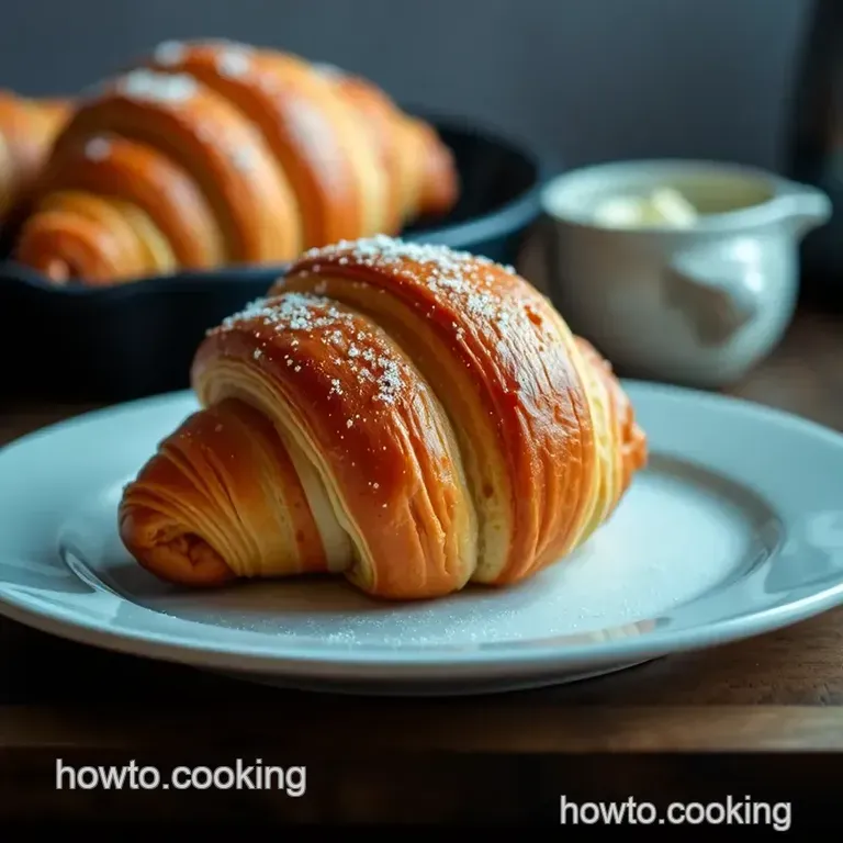 Classic French Croissants: Flaky Buttery Perfection presentation