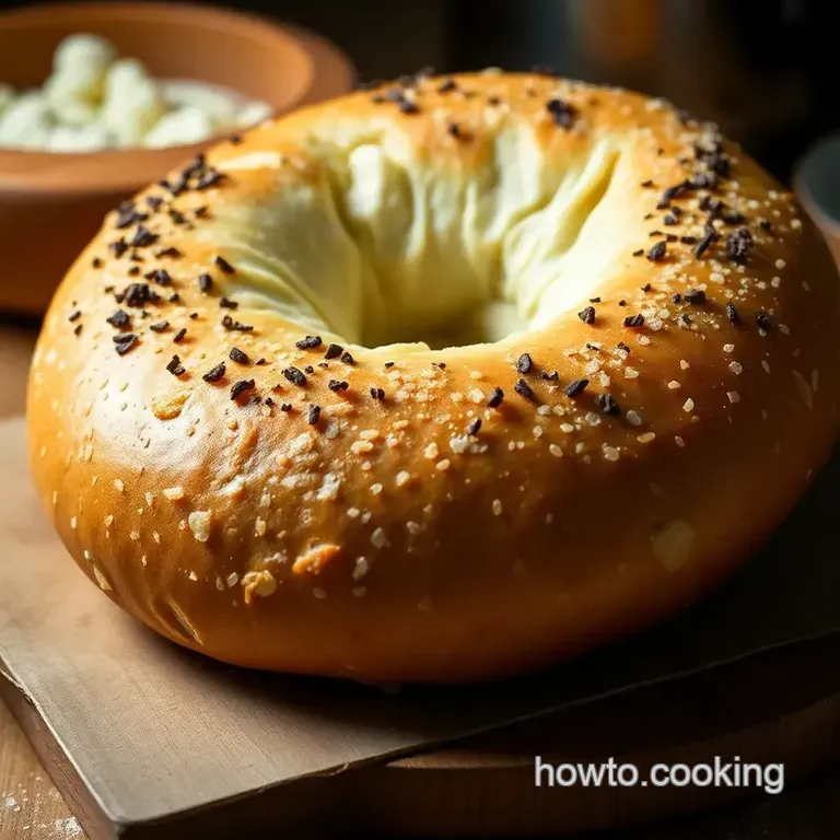 Classic Homemade Bagels: A Warm Embrace from the Oven presentation