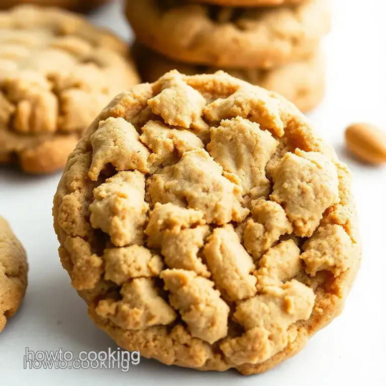 Classic Homemade Peanut Butter Cookies presentation