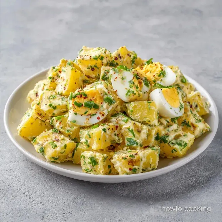 Classic Homemade Potato Salad: Tangy and Creamy