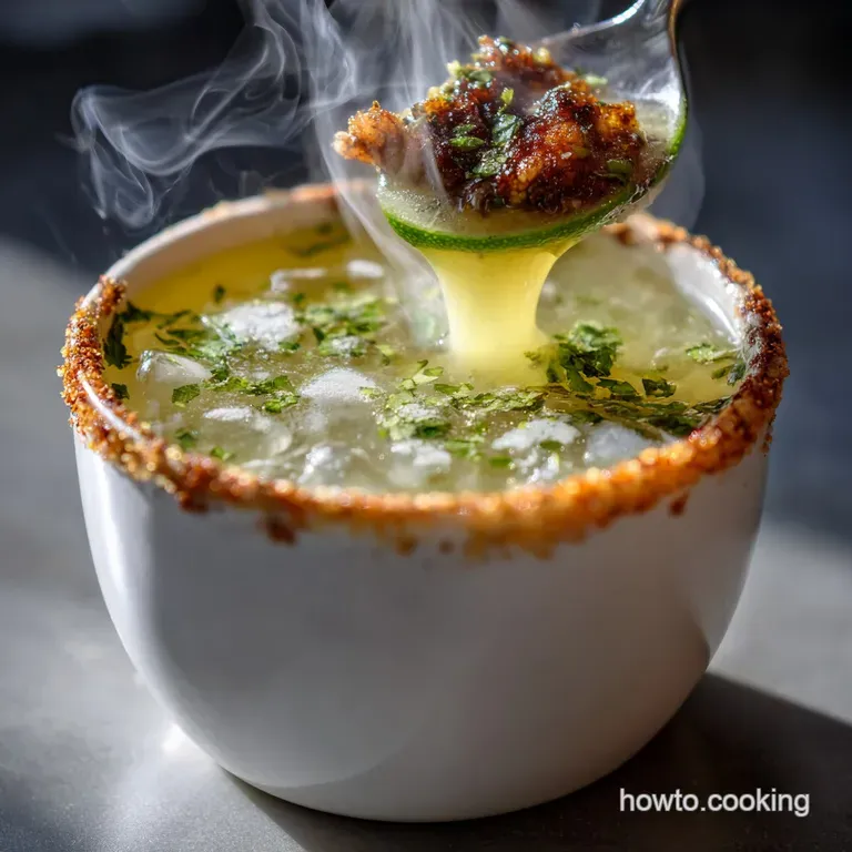 Mezcal Margarita: the Smoked Agave Siren Recipe presentation