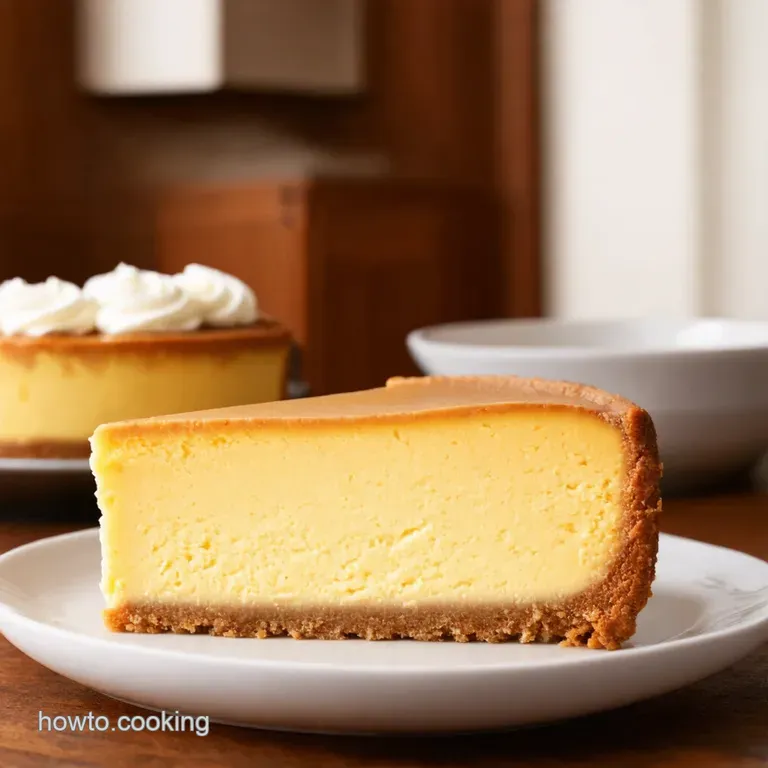 Classic New York Cheesecake the Creamy Dreamy Delight presentation