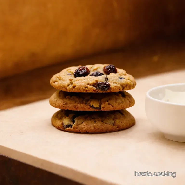 Classic Oatmeal Raisin Cookies the Crumbly Chewy Kind presentation