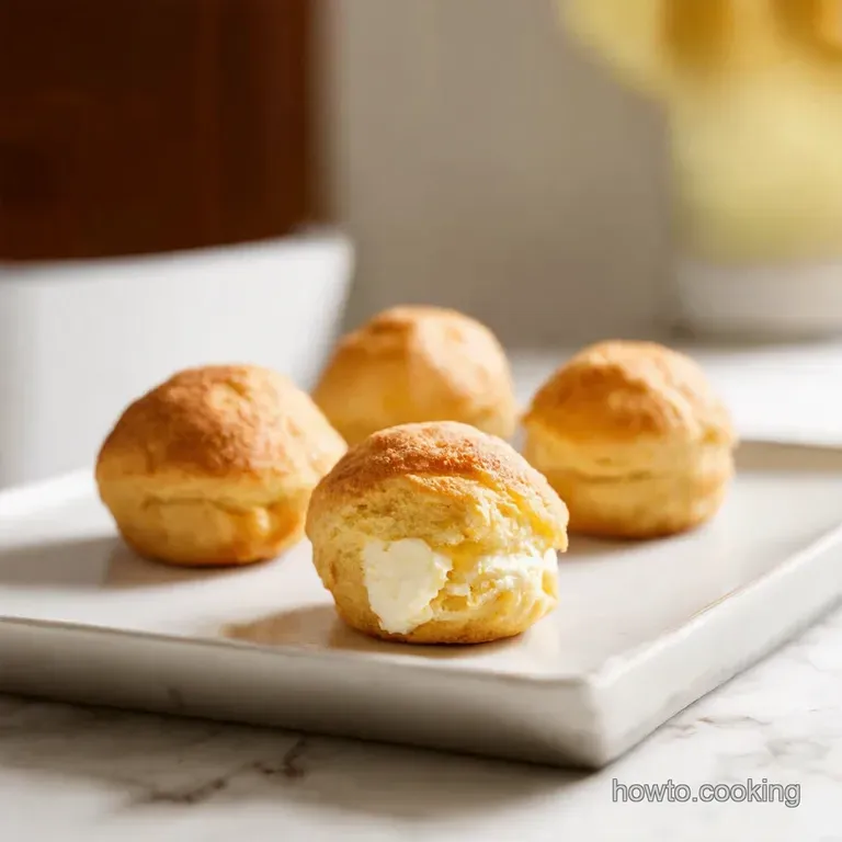 Classic Patachou the Key to Perfect Cream Puffs Goug&egrave;res presentation