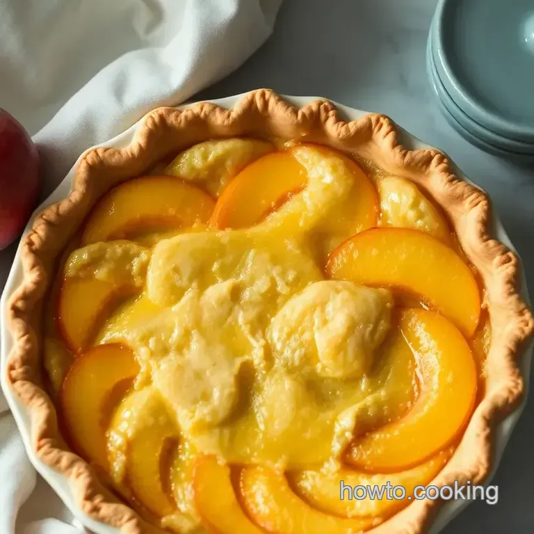 Classic Peach Pie: a Sweet Summer Delight presentation