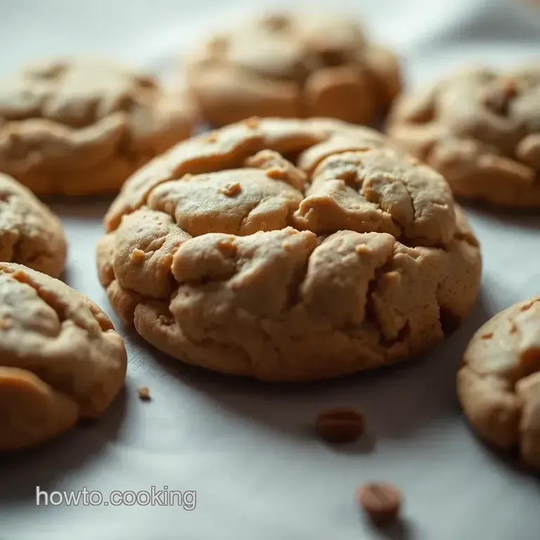 Classic Peanut Butter Cookies with a Twist presentation