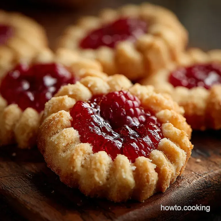 Thumbprint Cookies: the Ultimate Classic Raspberry Jam Recipe presentation