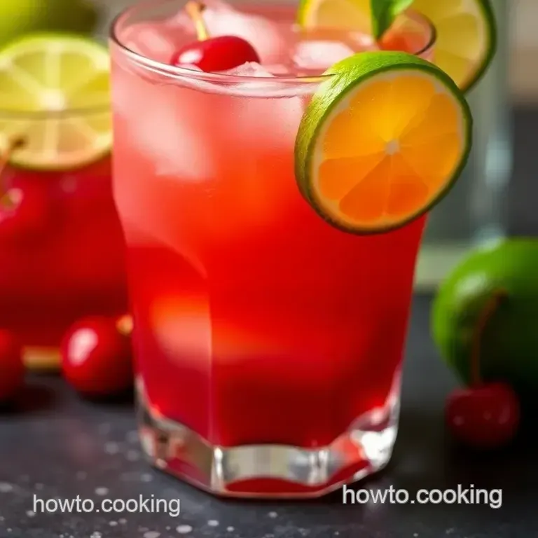 Classic Shirley Temple Recipe presentation