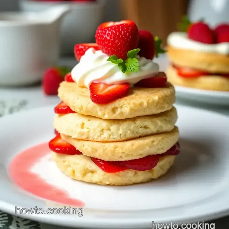 Classic Strawberry Shortcake Delight presentation