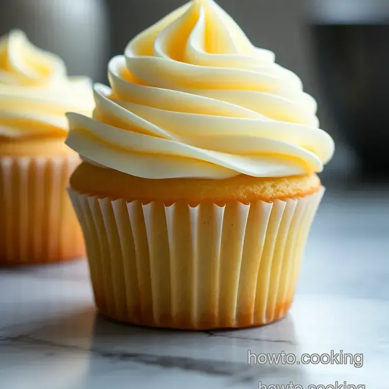Classic Vanilla Cupcakes: Light Fluffy and Irresistibly Delicious presentation