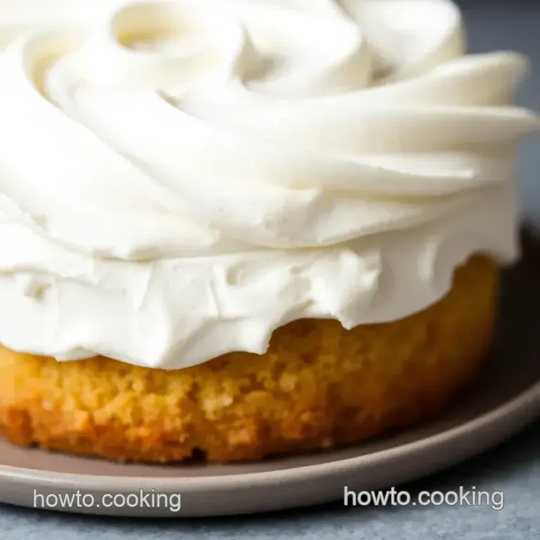 Cloud Nine Whipped Cream Frosting presentation