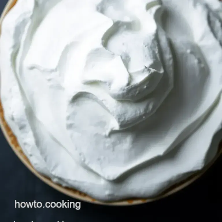 Clouds of Citrus Bliss: How to Make Meringue for Lemon Meringue Pie presentation