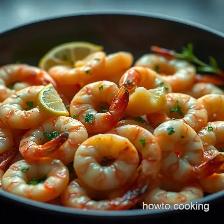 Colossal Garlic Butter Shrimp with Lemon and Herbs