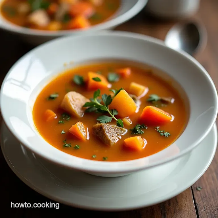 The Ultimate Leftover Turkey Root Vegetable Comfort Soup