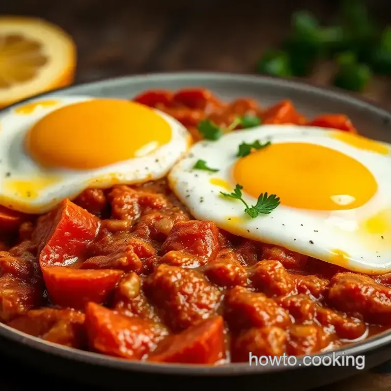 Spicy Chorizo and Eggs Breakfast Scramble