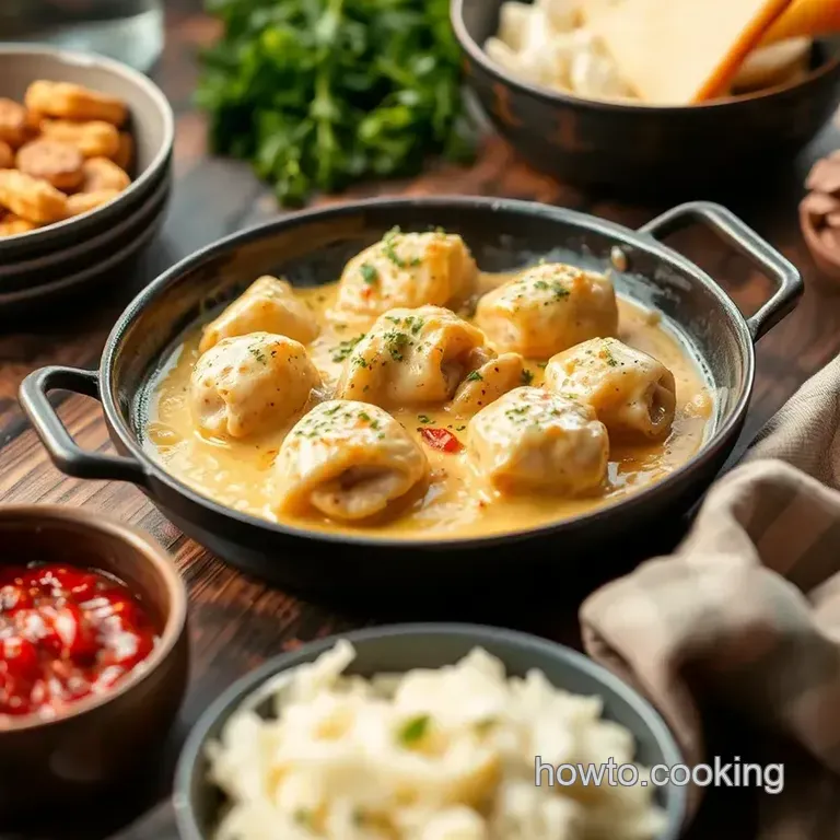 Quick & Creamy Garlic Chicken Skillet presentation