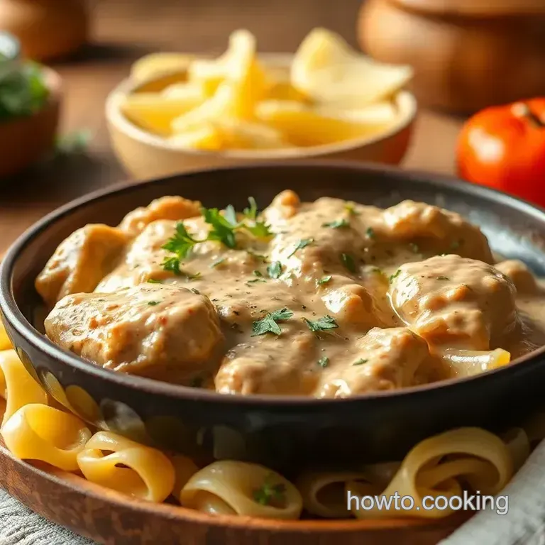 Quick & Creamy Garlic Chicken Skillet