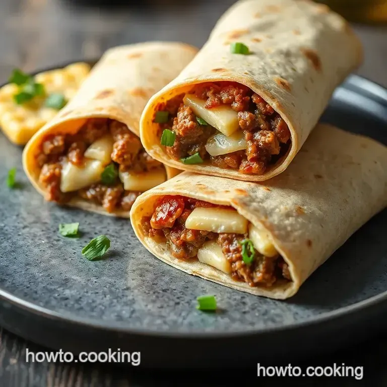 Cook Crunchwrap with Beef &amp Cheese Delight presentation