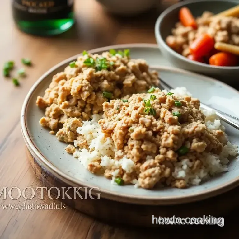 Savory Ground Turkey Skillet with Veggies presentation