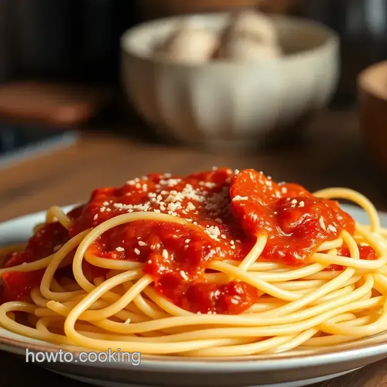 20-Minute Spaghetti with Classic Marinara Sauce