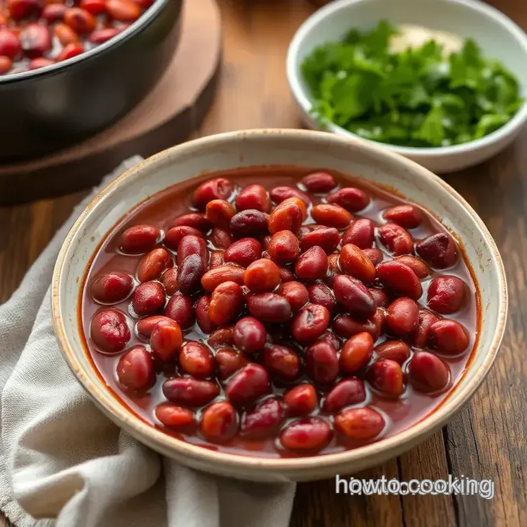 Cozy Red Beans: A Quick and Comforting Delight presentation