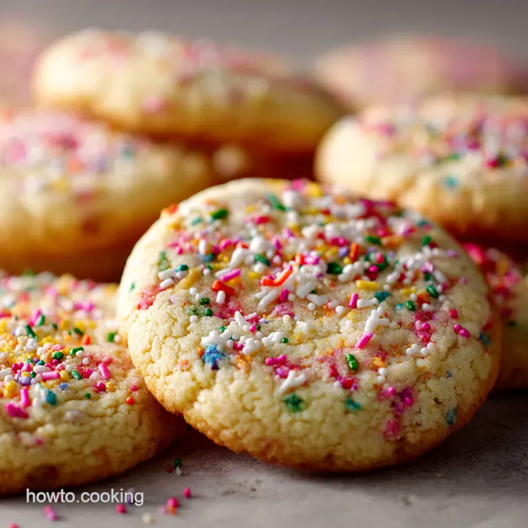 Starbucks Copycat Confetti Sugar Cookies: the Soft Chewy Bakery Classic presentation