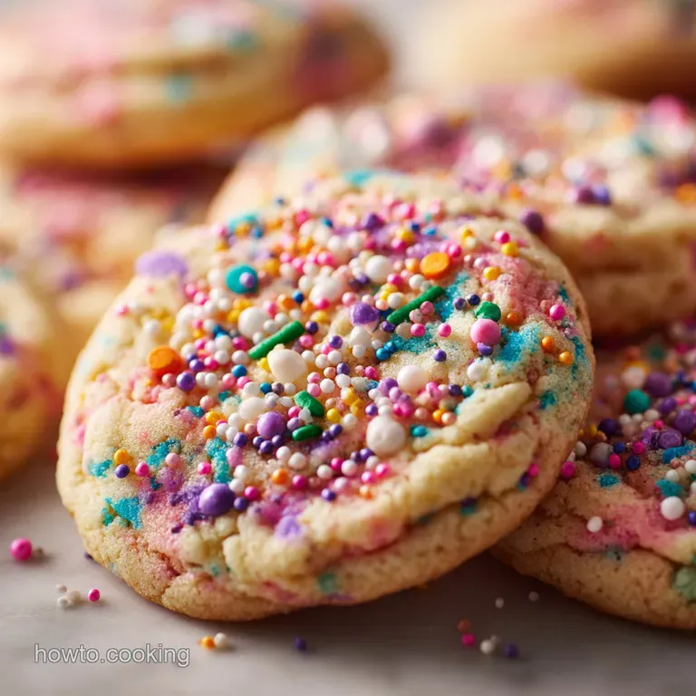 Starbucks Copycat Confetti Sugar Cookies Soft Chewy Bakery Style