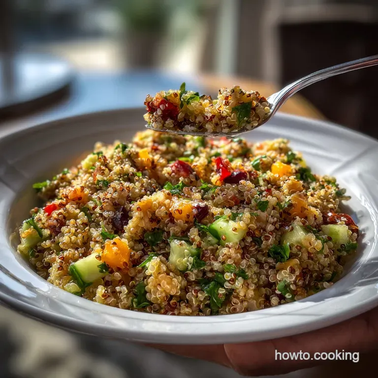 Copycat Costco Quinoa Salad Recipe presentation