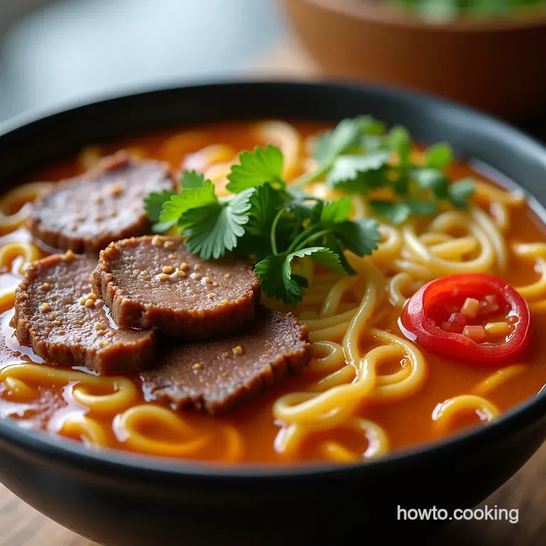 Cozy Beef Ramen Noodles Slurp Your Way to Happiness