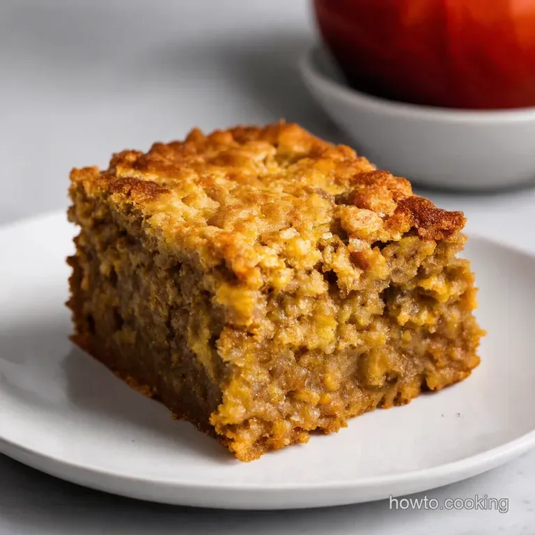 Cozy Vegan Baked Oats presentation