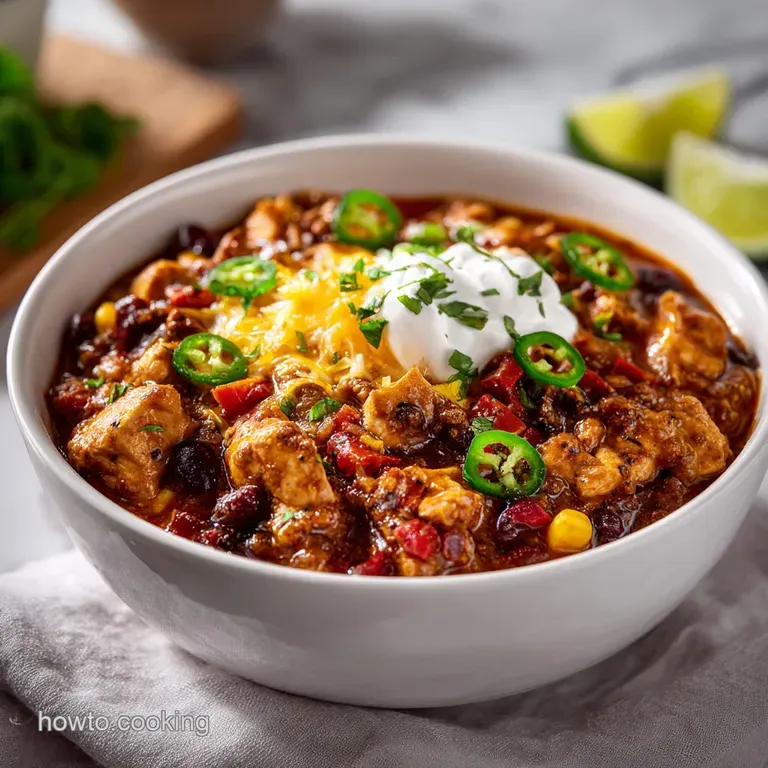 Crack Chicken Chili: Velvety Slow-Cooked Flavor