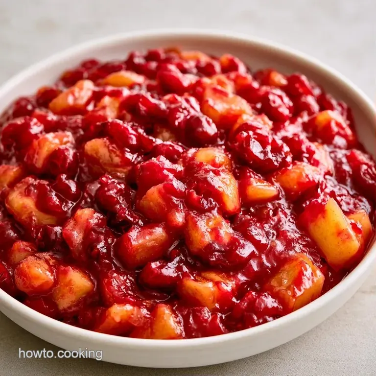 A spoonful of thick, ruby-red fruit preserve spreading over a toasted slice of buttery, golden-brown sourdough bread.