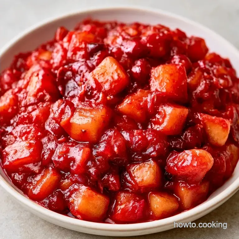 Cranberry Apple Jam with Granny Smith Apples