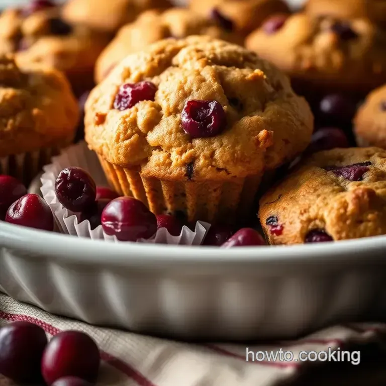 Cranberry Bliss Muffins: A Tangy Betty' s Delight presentation
