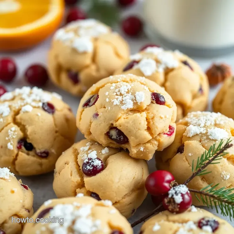 Cranberry Orange Bliss Bites: Soft & Chewy Holiday Cookies
