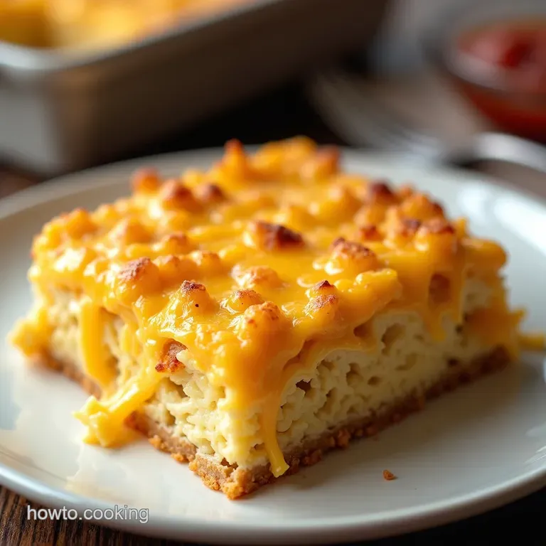 The Golden Cloud Casserole ExtraCheesy UltraCreamy Hashbrown Bake