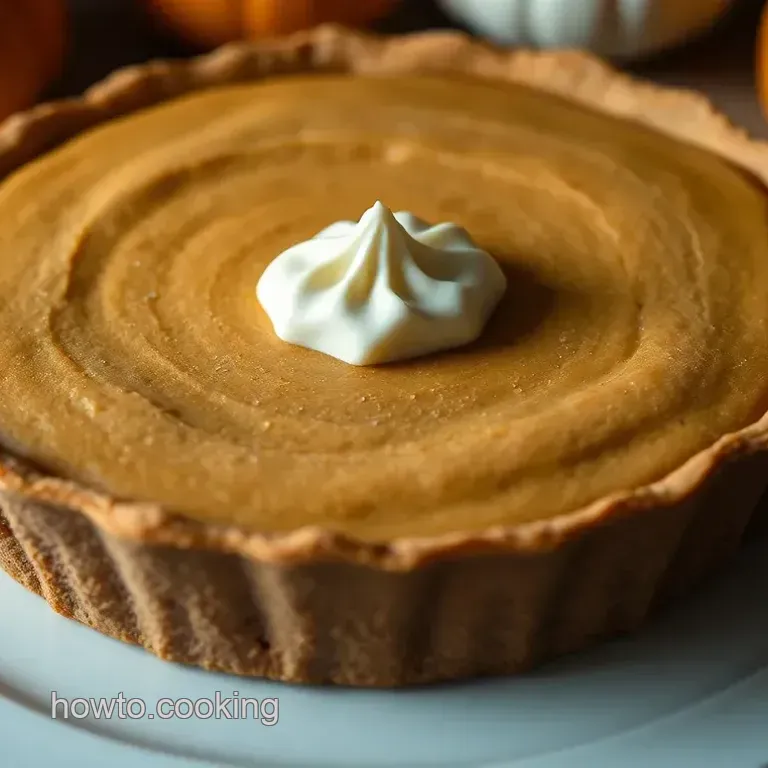 Cream Cheese Swirled Pumpkin Pie