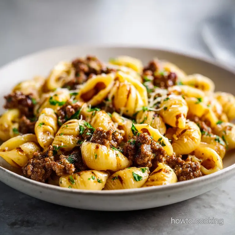 One Pot Creamy Beef and Garlic: Velvety and Rich