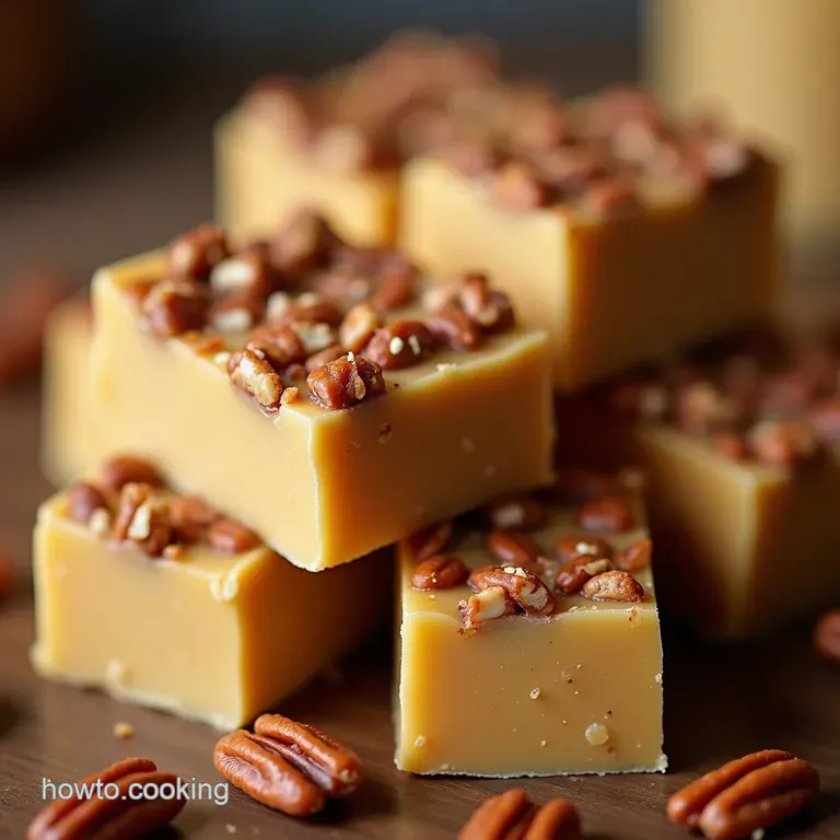 Silky Smooth Butter Pecan Dream Fudge the Ultimate Nofail Recipe presentation