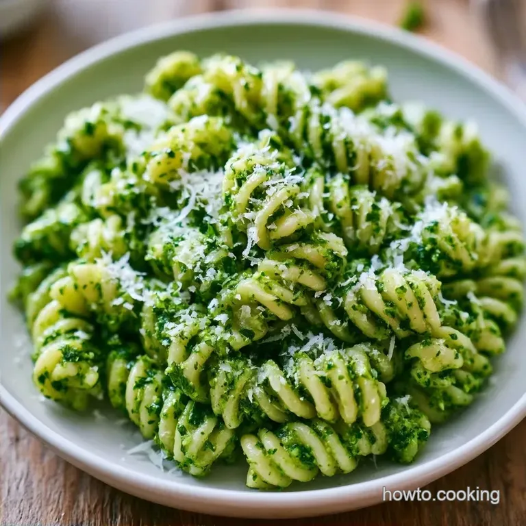 Creamy Cheese Pesto Pasta in 15 Minutes