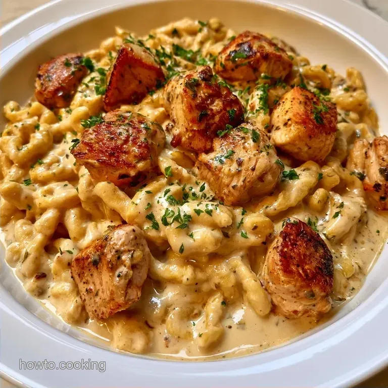 Creamy Homemade Chicken and Spaetzle