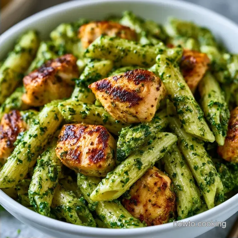 30-Minute Creamy Chicken Pesto Pasta