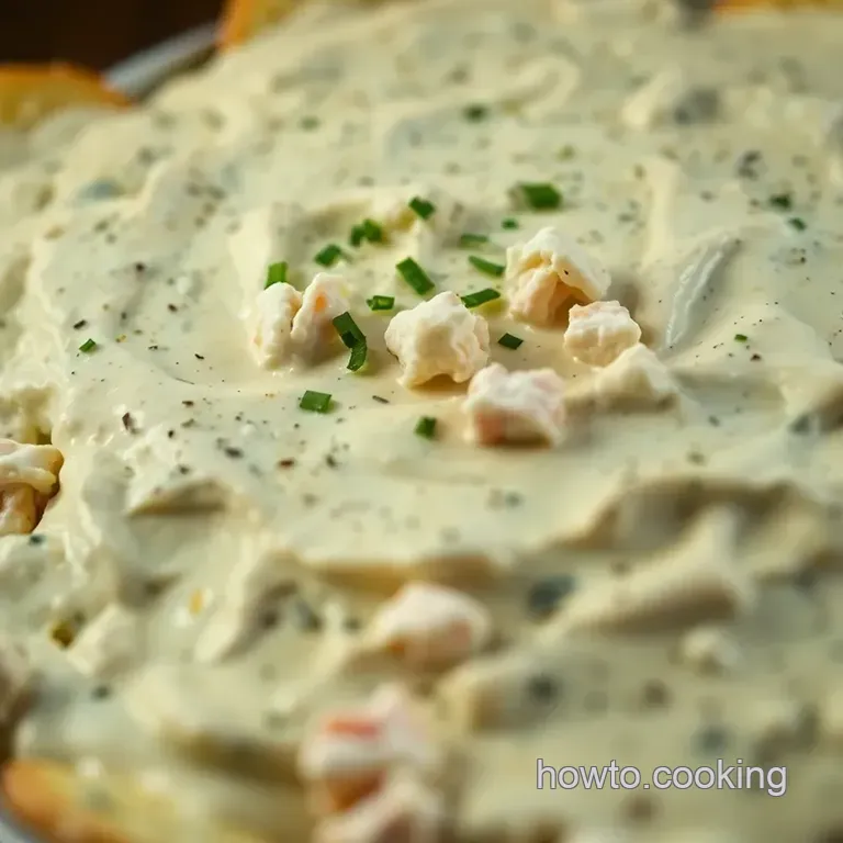 Creamy Chilled Crab Dip with Herbs & Lemon presentation
