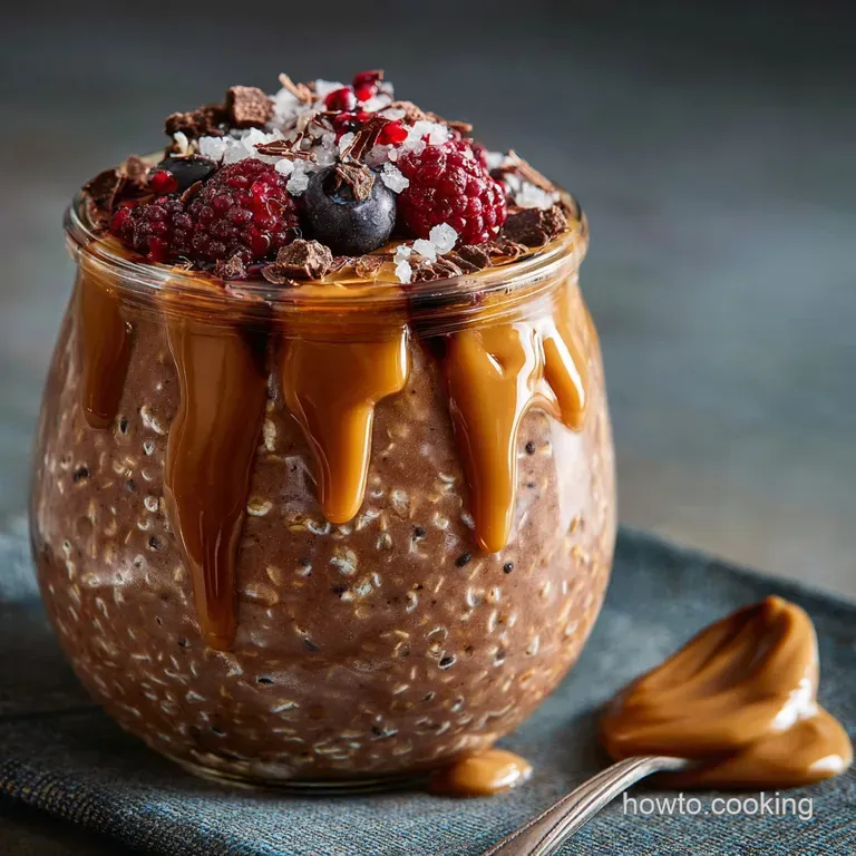 The Morning Marvel Ultimate Chocolate Peanut Butter Overnight Oats