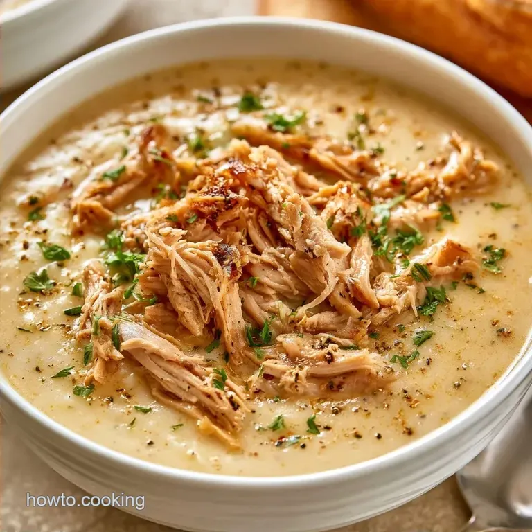 Crock Pot Potato Soup with Creamy Smoked Turkey