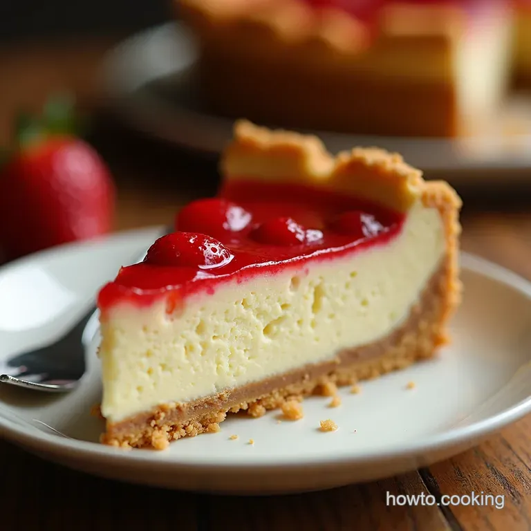 Creamy Dreamy Cheesecake Tart with Graham Cracker Crust presentation