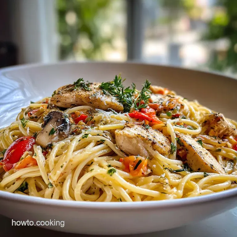 Creamy Italian Chicken with Pasta: Velvety Sauce