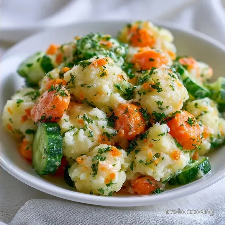 Creamy Japanese Potato Salad with Cucumber