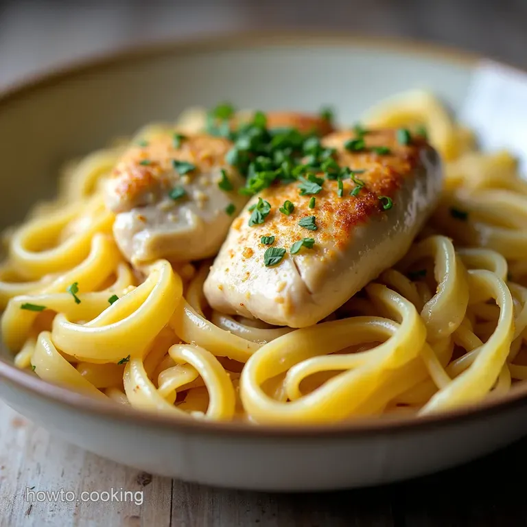 Sunshine in a Bowl Creamy Lemon Garlic Chicken Pasta Recipe